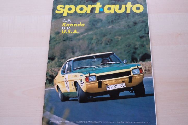 Deckblatt Sport Auto (09/1969)
